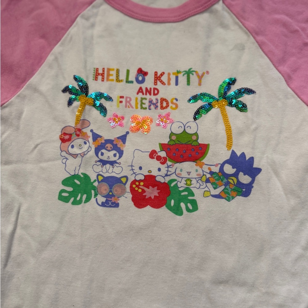 Hello Kitty & Friends Colorful Long Sleeve Tee